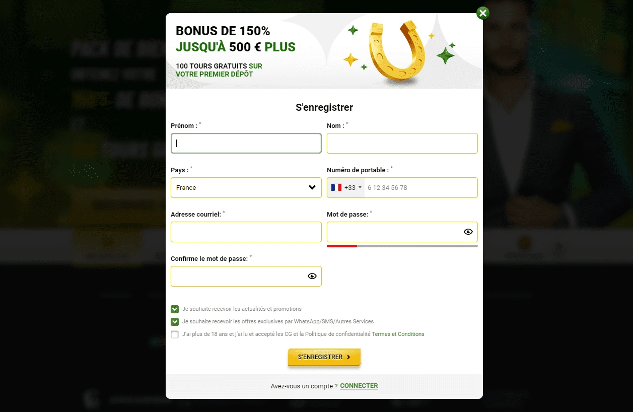 Connexion au site Win Win Ma Chance Casino de France : accès permanent